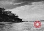 Image of fire wall off English coast to prevent German invasion United Kingdom, 1945, second 32 stock footage video 65675072721
