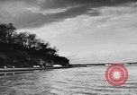 Image of fire wall off English coast to prevent German invasion United Kingdom, 1945, second 33 stock footage video 65675072721