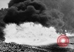 Image of fire wall off English coast to prevent German invasion United Kingdom, 1945, second 41 stock footage video 65675072721