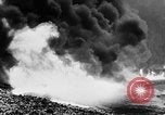 Image of fire wall off English coast to prevent German invasion United Kingdom, 1945, second 42 stock footage video 65675072721