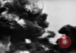 Image of fire wall off English coast to prevent German invasion United Kingdom, 1945, second 57 stock footage video 65675072721
