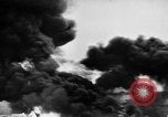 Image of fire wall off English coast to prevent German invasion United Kingdom, 1945, second 58 stock footage video 65675072721