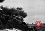 Image of fire wall off English coast to prevent German invasion United Kingdom, 1945, second 61 stock footage video 65675072721