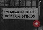 Image of George Horace Gallup New York United States USA, 1940, second 28 stock footage video 65675072764