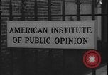 Image of George Horace Gallup New York United States USA, 1940, second 29 stock footage video 65675072764