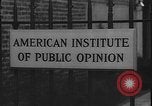 Image of George Horace Gallup New York United States USA, 1940, second 33 stock footage video 65675072764