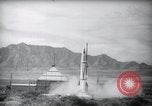 Image of rocket launch White Sands New Mexico USA, 1950, second 52 stock footage video 65675072765