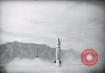 Image of rocket launch White Sands New Mexico USA, 1950, second 58 stock footage video 65675072765