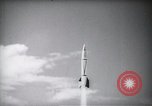 Image of rocket launch White Sands New Mexico USA, 1950, second 61 stock footage video 65675072765