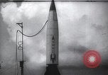 Image of German V-2 rocket White Sands New Mexico USA, 1950, second 1 stock footage video 65675072766