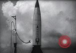 Image of German V-2 rocket White Sands New Mexico USA, 1950, second 11 stock footage video 65675072766
