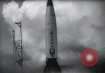 Image of German V-2 rocket White Sands New Mexico USA, 1950, second 14 stock footage video 65675072766