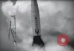 Image of German V-2 rocket White Sands New Mexico USA, 1950, second 15 stock footage video 65675072766