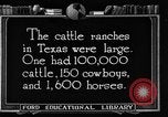 Image ranch United States USA, 1922, de la seconde 61 séquences d'archives historiques vidéo 65675072780