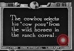 Image ranch United States USA, 1922, de la seconde 18 séquences d'archives historiques vidéo 65675072782
