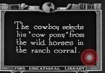 Image ranch United States USA, 1922, de la seconde 19 séquences d'archives historiques vidéo 65675072782