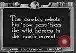 Image ranch United States USA, 1922, de la seconde 21 séquences d'archives historiques vidéo 65675072782