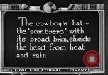 Image cowboy United States USA, 1922, de la seconde 1 séquences d'archives historiques vidéo 65675072783