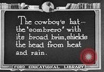 Image cowboy United States USA, 1922, de la seconde 4 séquences d'archives historiques vidéo 65675072783