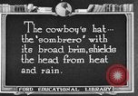 Image cowboy United States USA, 1922, de la seconde 7 séquences d'archives historiques vidéo 65675072783