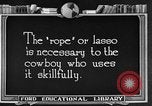 Image cowboy United States USA, 1922, de la seconde 32 séquences d'archives historiques vidéo 65675072783