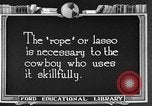 Image cowboy United States USA, 1922, de la seconde 34 séquences d'archives historiques vidéo 65675072783