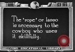 Image cowboy United States USA, 1922, de la seconde 35 séquences d'archives historiques vidéo 65675072783