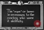Image cowboy United States USA, 1922, de la seconde 37 séquences d'archives historiques vidéo 65675072783