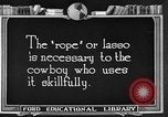 Image cowboy United States USA, 1922, de la seconde 38 séquences d'archives historiques vidéo 65675072783