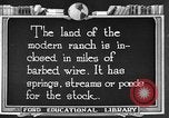 Image ranch United States USA, 1922, de la seconde 3 séquences d'archives historiques vidéo 65675072784
