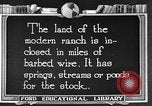 Image ranch United States USA, 1922, de la seconde 5 séquences d'archives historiques vidéo 65675072784