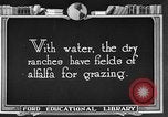 Image ranch United States USA, 1922, de la seconde 35 séquences d'archives historiques vidéo 65675072784