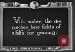 Image ranch United States USA, 1922, de la seconde 37 séquences d'archives historiques vidéo 65675072784