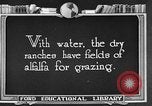 Image ranch United States USA, 1922, de la seconde 39 séquences d'archives historiques vidéo 65675072784