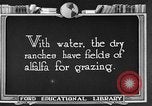 Image ranch United States USA, 1922, de la seconde 40 séquences d'archives historiques vidéo 65675072784