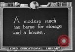 Image ranch United States USA, 1922, de la seconde 52 séquences d'archives historiques vidéo 65675072784