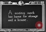 Image ranch United States USA, 1922, de la seconde 56 séquences d'archives historiques vidéo 65675072784