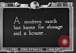 Image ranch United States USA, 1922, de la seconde 57 séquences d'archives historiques vidéo 65675072784