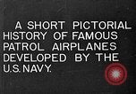Image of Felixstowe F5L Flying Patrol Boats United States USA, 1917, second 1 stock footage video 65675072804