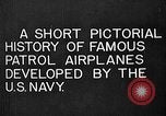 Image of Felixstowe F5L Flying Patrol Boats United States USA, 1917, second 9 stock footage video 65675072804