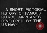 Image of Felixstowe F5L Flying Patrol Boats United States USA, 1917, second 10 stock footage video 65675072804