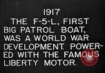Image of Felixstowe F5L Flying Patrol Boats United States USA, 1917, second 14 stock footage video 65675072804