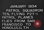 Image Consolidated P2Y-1 San Francisco California USA, 1934, de la seconde 4 séquences d'archives historiques vidéo 65675072807