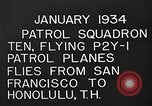 Image Consolidated P2Y-1 San Francisco California USA, 1934, de la seconde 10 séquences d'archives historiques vidéo 65675072807