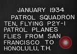 Image Consolidated P2Y-1 San Francisco California USA, 1934, de la seconde 12 séquences d'archives historiques vidéo 65675072807