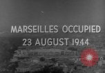 Immagine di Operazione Dragoon nella seconda guerra mondiale Marsiglia Francia, 1944, secondo 4 filmato di repertorio 65675072835