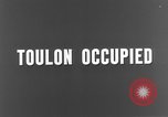Immagine di Bombardare i danni da Operazione Dragoon Tolone Francia, 1944, secondo 3 filmato di repertorio 65675072836