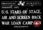 Image Campagne emprunt de guerre Toronto Ontario Canada, 1941, de la seconde 1 séquences d'archives historiques vidéo 65675072843