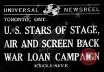 Image Campagne emprunt de guerre Toronto Ontario Canada, 1941, de la seconde 4 séquences d'archives historiques vidéo 65675072843