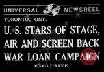 Image Campagne emprunt de guerre Toronto Ontario Canada, 1941, de la seconde 5 séquences d'archives historiques vidéo 65675072843
